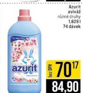 Azurit aviváž různé druhy 1,628l 74 dávek