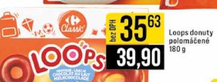Loops donuty polomáčené 180 g 