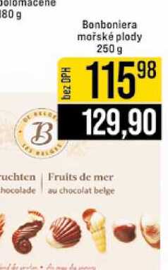 Bonboniera mořské plody 250 g