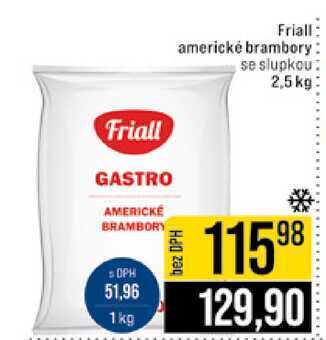 Friall americké brambory se slupkou 2,5 kg