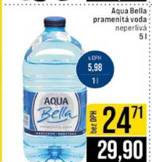 Aqua Bella pramenitá voda neperlivá 5l