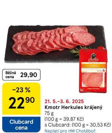Kmotr Herkules krájený, 75 g