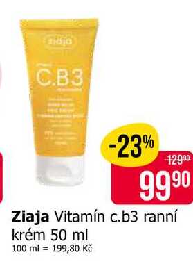 Ziaja Vitamín c.b3 ranní krém 50 ml 