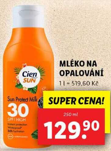 MLÉKO NA OPALOVÁNÍ, 250 ml