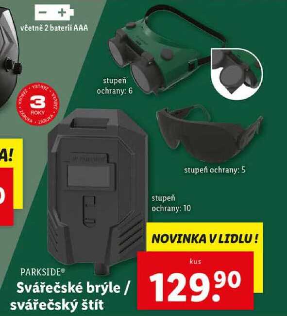 Svářečské brýle/svářečský štít 