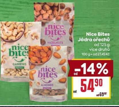 Nice Bites Jádra ořechů od 125 g 