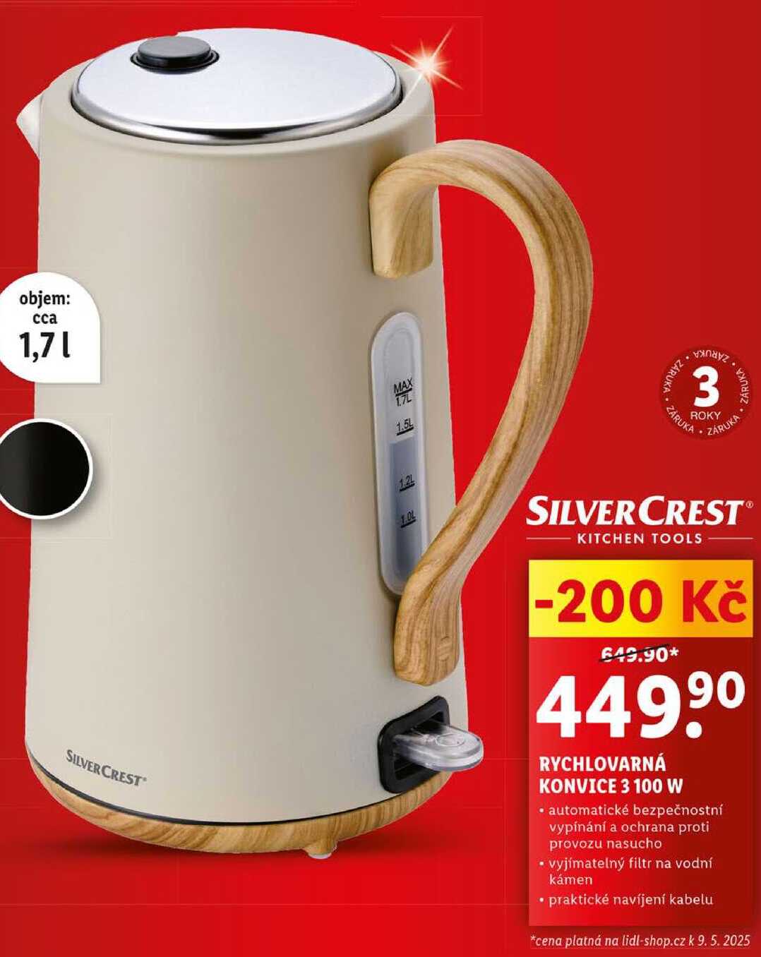 RYCHLOVARNÁ KONVICE 3 100 W 