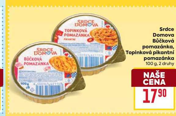 Srdce Domova Topinková pikantní pomazánka 100 g