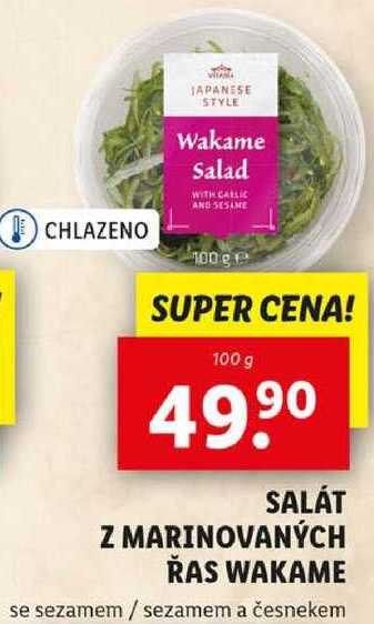 SALÁT Z MARINOVANÝCH ŘAS WAKAME, 100 g