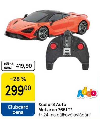 Xceler8 Auto McLaren 765LT, 1:24, na dálkové ovládání 