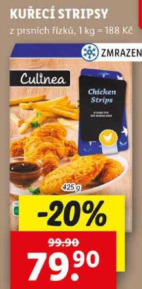 KUŘECÍ STRIPSY, 425 g