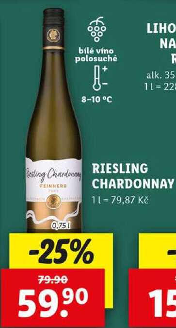 RIESLING CHARDONNAY, 0,75 l