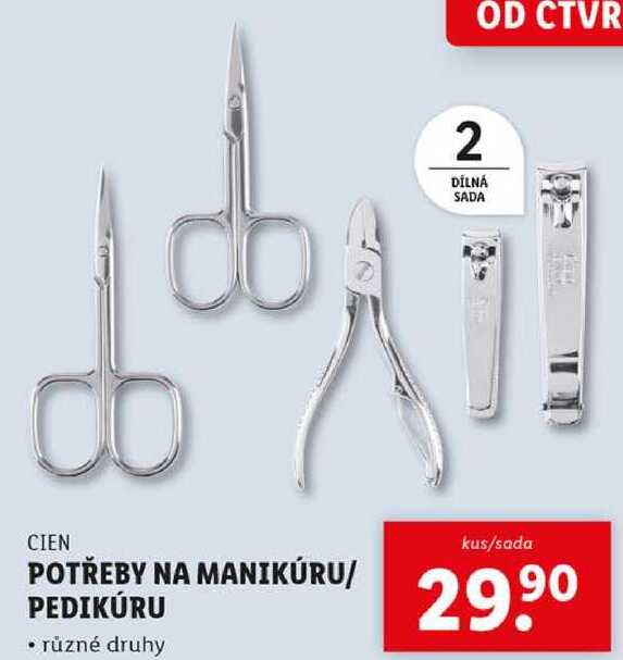 POTŘEBY NA MANIKÚRU/PEDIKÚRU 