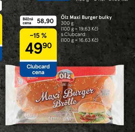 Ölz Maxi Burger bulky, 300 g 