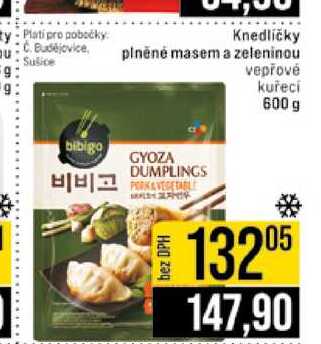 Knedličky plněné masem a zeleninou vepřové kuřecí 600 g 