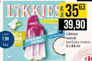 Likkies nanuk borůvky+kokos 5x84 ml 