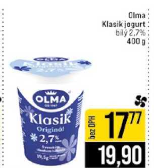 Olma Klasik jogurt bily 2.7% 400 g