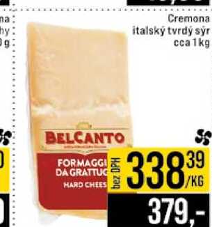 Cremona italský tvrdý sýr cca 1kg