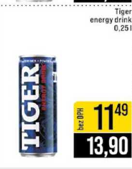 Tiger energy drink 0,25l 