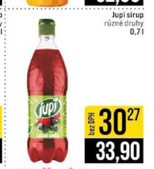 Jupi sirup různé druhy 0.7l