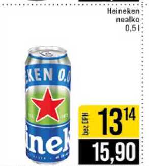 Heineken nealko 0,5l