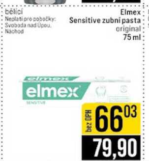 Elmex Sensitive zubní pasta original 75 ml