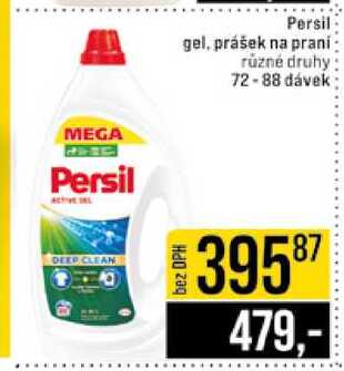 Persil gel, prášek na praní různé druhy 72-88 dávek 