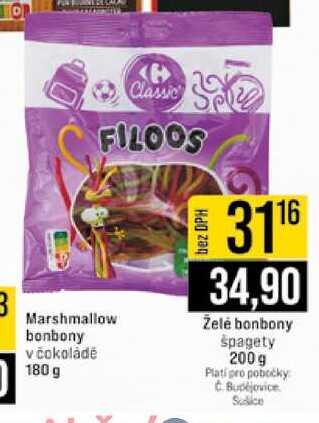 Želé bonbony špagety 200g 