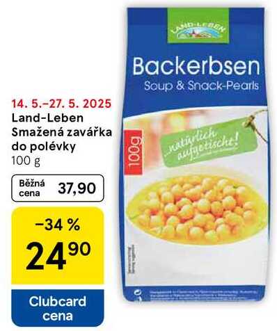 Land-Leben Smažená zavářka do polévky, 100 g 