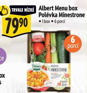 Albert Menu box Polévka Minestrone 