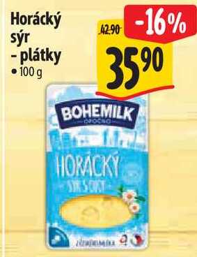 Horácký sýr - plátky, 100 g