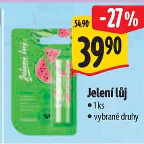 Jelení lůj, 1 ks