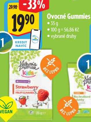 Ovocné Gummies, 35 g