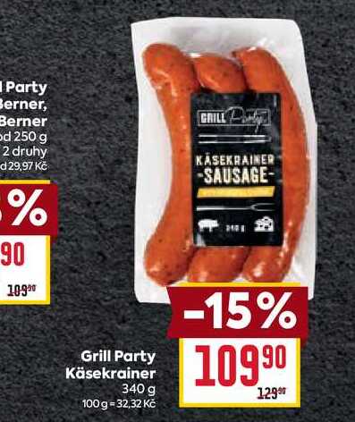 Grill Party Käsekrainer 340 g