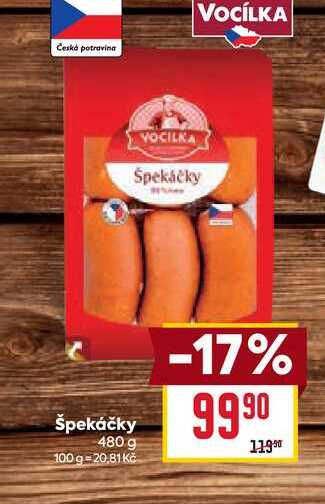 Špekáčky 480 g 