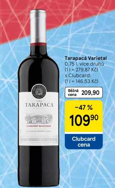 Tarapacá Varietal, 0.75 l