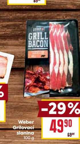 Weber Grilovací slanina 100g