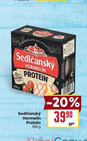 Sedlčanský Hermelín Protein 100 g 