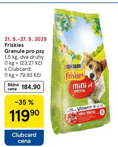 Friskies granule pro kočky, vybrané druhy, 1,5 kg