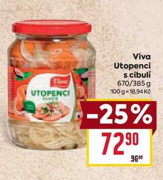 Viva Utopenci s cibulí 670/385 g 