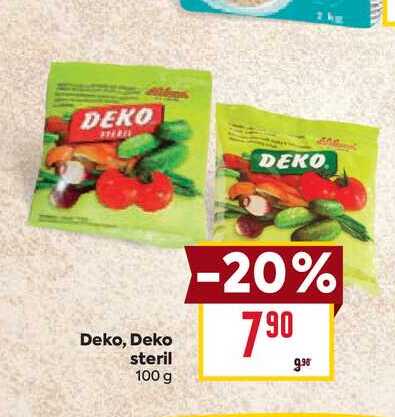 Deko, Deko steril 100 g