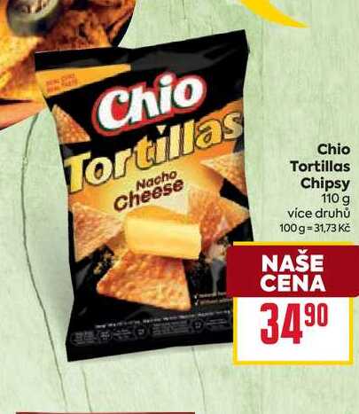 Chio Tortillas Chipsy 110 g