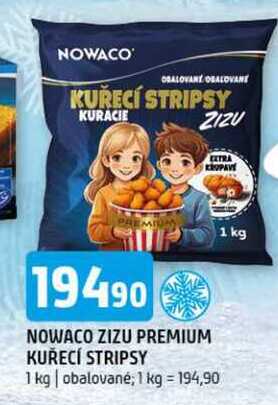 Nowaco zizu premium kuřecí stripsy 1kg
