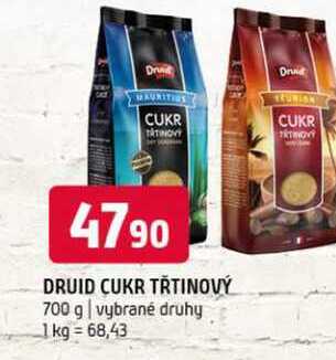 Druid cukr třtinový 700 g vybrané druhy 