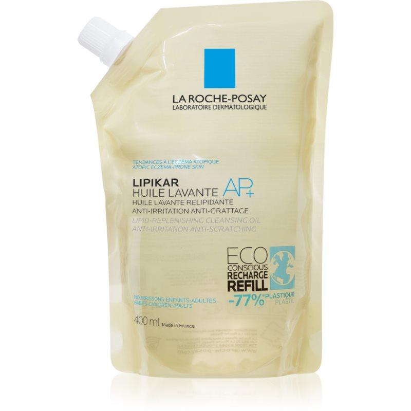 La Roche-Posay Lipikar Huile AP+ zvláčňující relipidační mycí olej proti podráždění náhradní náplň 400 ml