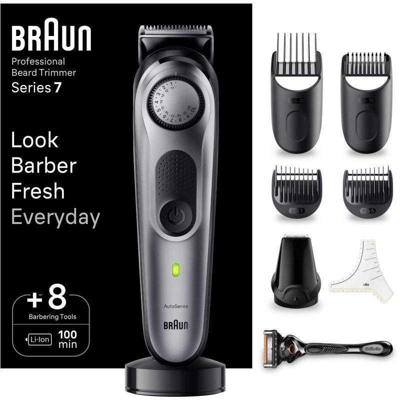 Braun Series 7 BT7420 zastřihovač vousů + holičské nástroje