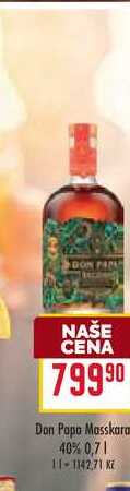 Don Papo Masskara 40% 0,7l
