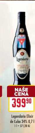 Legendario Elixir de Cuba 34% 0,7l