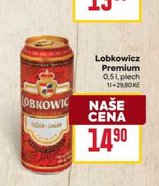 Lobkowicz Premium 0,51, plech