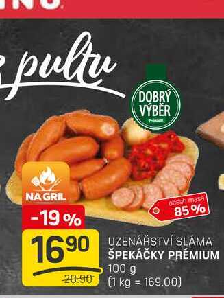 ŠPEKÁČKY PRÉMIUM 100g